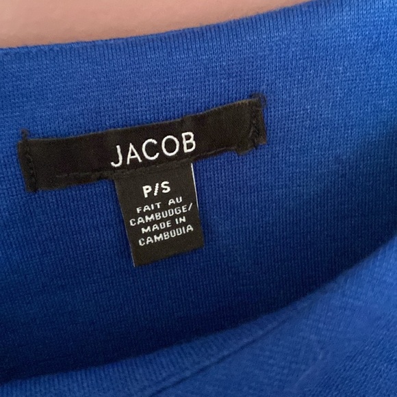 Vintage Jacob Starburst Blue Dress 2 - Picture 3 of 5